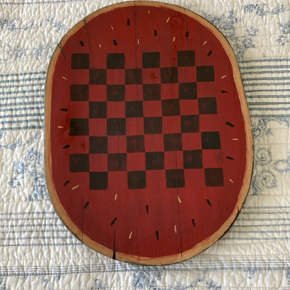 Handcrafted Watermelon 🍉 Checkerboard - Picture 3 of 4